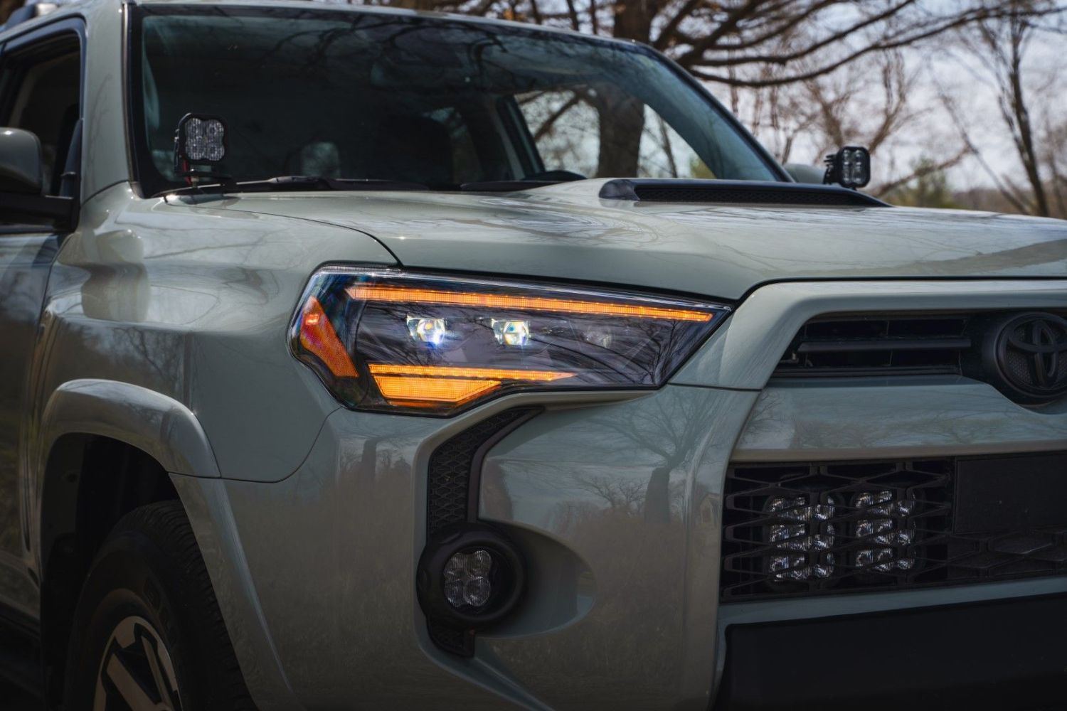 Form Lighting Selectable DRL LED Headlights Installed on 2020 Toyota 4Runner