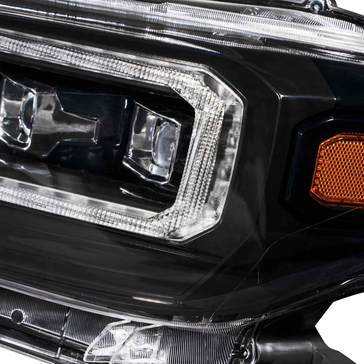 2016-2023 Toyota Tacoma Amber DRL Headlights