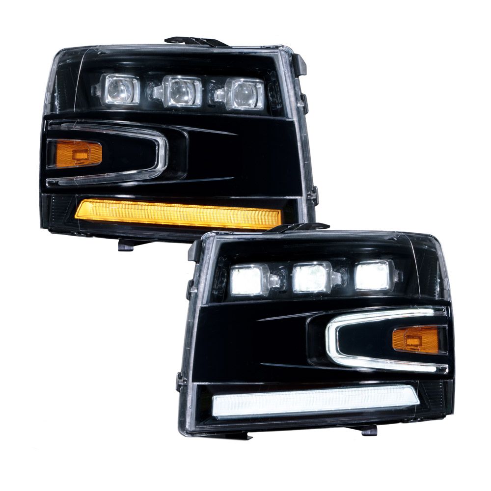 FORM Lighting 2007 2013 Silverado LED Projector Headlights
