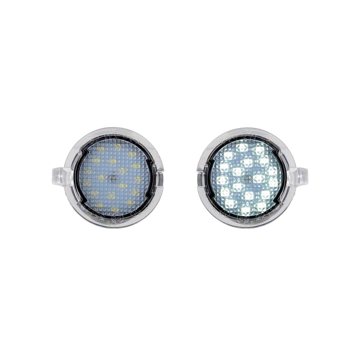 クリスタルミラーランプ 2009-2016 Lincoln MKS LED Puddle Lights (pair)