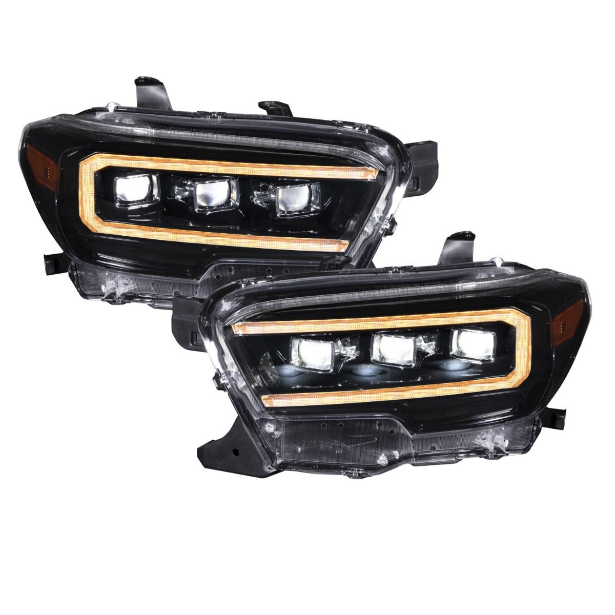 2016-2023 Toyota Tacoma Amber DRL Headlights