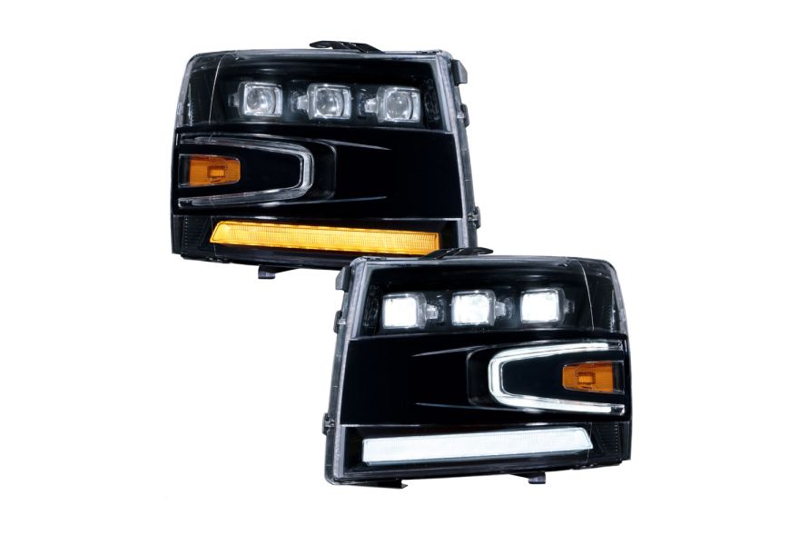 2010 silverado top led headlights