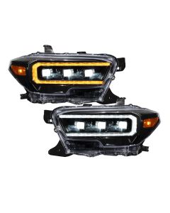 2016-2023 Toyota Tacoma LED Projector Headlights with Selectable DRL (pair)