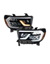 2007-2013 Toyota Tundra LED Reflector Headlights (pair)