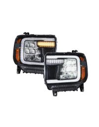 2015-2019 GMC Sierra 2500/3500 LED Reflector Headlights (pair)
