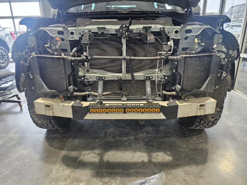 Toyota Tundra with both factory headlights removed
